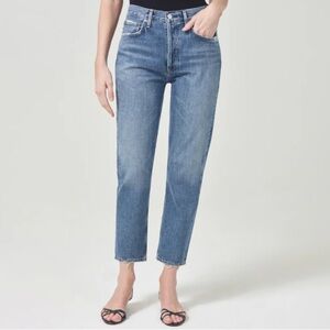 Agolde Riley High Rise Straight Crop Jeans Size 24